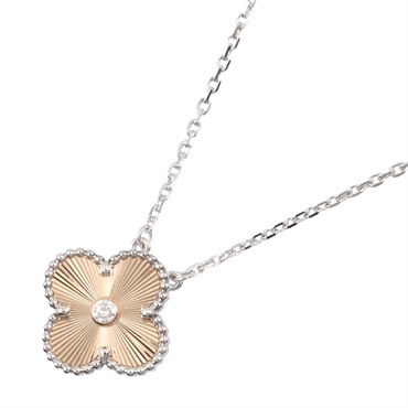 ヴァンクリーフ＆アーペル ヴィンテージアルハンブラ ギヨシェ 1PD ネックレス ネックレス ジュエリー レディース VCARPNTH00