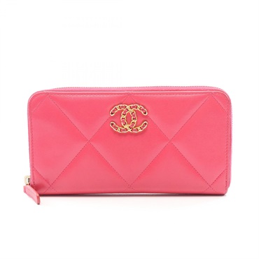 シャネル CHANEL 19 ラウンド長財布 財布 レディース