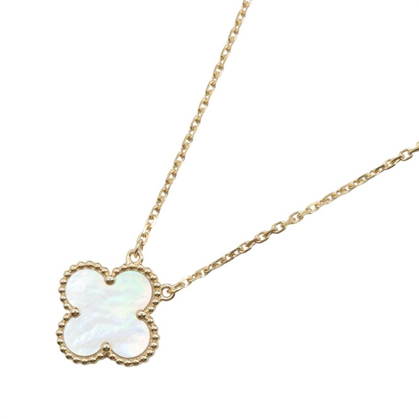 ヴァンクリーフ＆アーペル ヴィンテージアルハンブラ マザーオブパール ネックレス ネックレス ジュエリー レディース