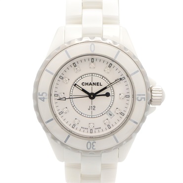 シャネル J12 12Pダイヤ 腕時計 時計 レディース H1628