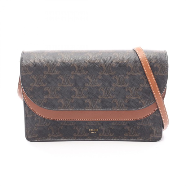 セリーヌ TAN タン トリオンフ ショルダーバッグ バッグ レディース 10D852CG9