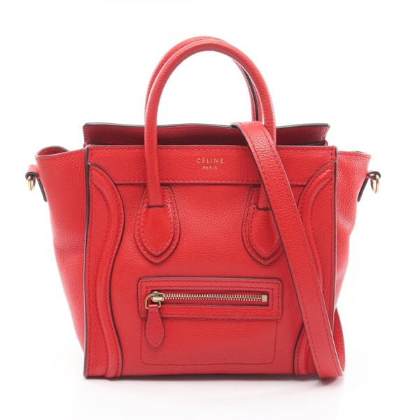 セリーヌ ラゲージ ナノショッパー ハンドバッグ バッグ レディース 168243