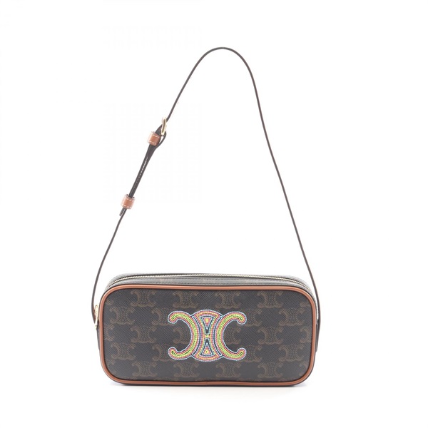 セリーヌ(CELINE)セリーヌ キュイル トリオンフ ミニ カメラバッグ 