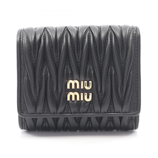 ミュウ ミュウ MATELASSE MIU 三つ折り財布 財布 レディース 5MH033AFPPF0002
