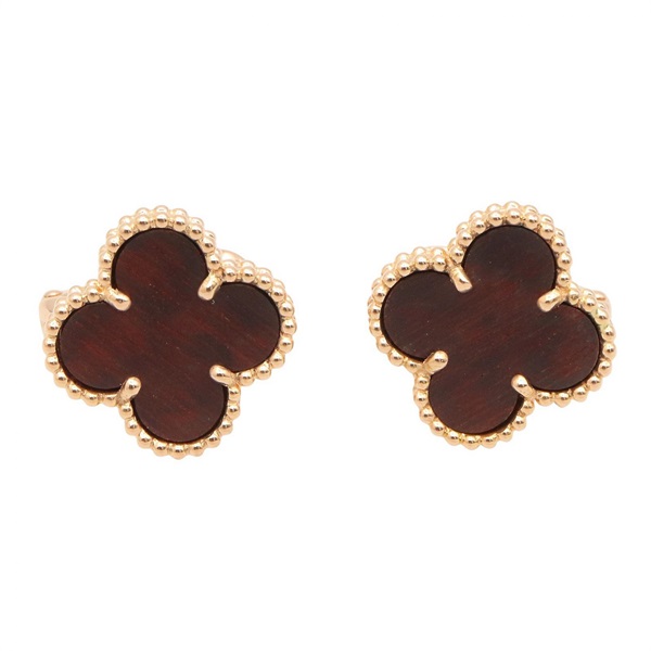 ヴァンクリーフ＆アーペル ヴィンテージアルハンブラ ピアス オニキス ピアス ジュエリー レディース VCARA44200