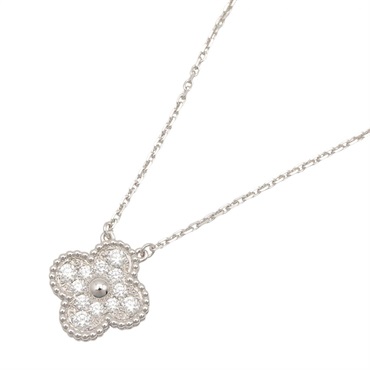 ヴァンクリーフ＆アーペル ヴィンテージアルハンブラ ネックレス ダイヤ ネックレス ジュエリー レディース VCARA46100