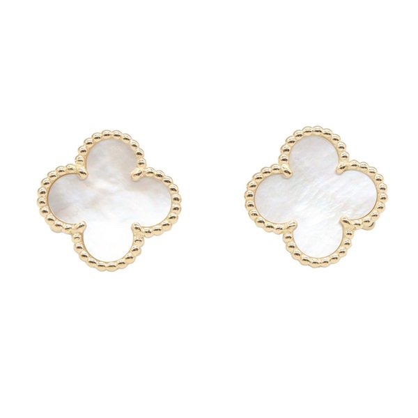 ヴァンクリーフ＆アーペル ヴィンテージアルハンブラ マザーオブパール イヤリング イヤリング ジュエリー レディース RA44100