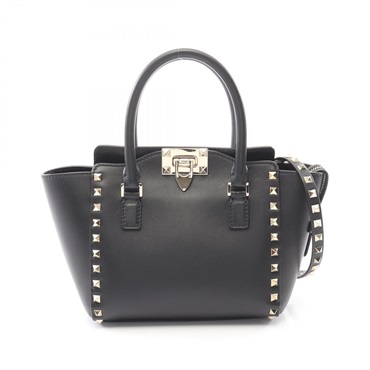 ヴァレンティノ・ガラヴァーニ ロックスタッズ ハンドバッグ バッグ レディース