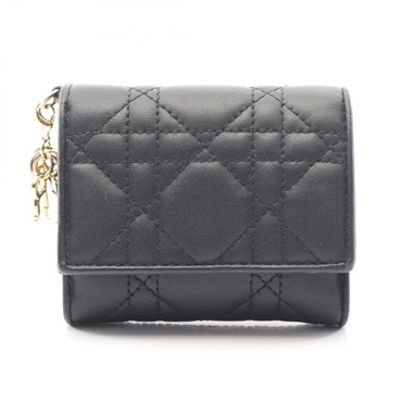 クリスチャンディオール カナージュ 三つ折り財布 財布 レディース