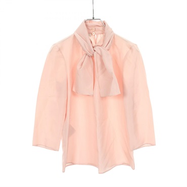 プラダ スカーフディテール ブラウス 衣料品 トップス レディース P9871