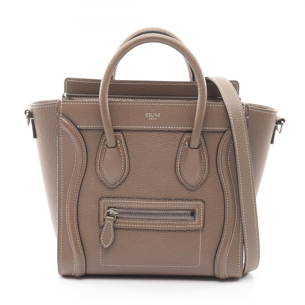 セリーヌ ラゲージ ナノショッパー ハンドバッグ バッグ レディース