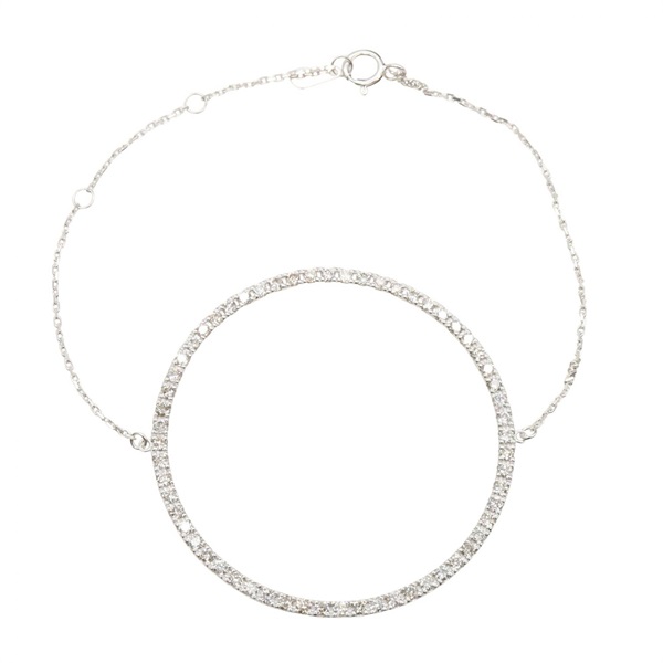 ジュエリー ダイヤモンド ブレスレット ブレスレット アクセサリー レディース ﾀﾞｲﾔ 3.8g