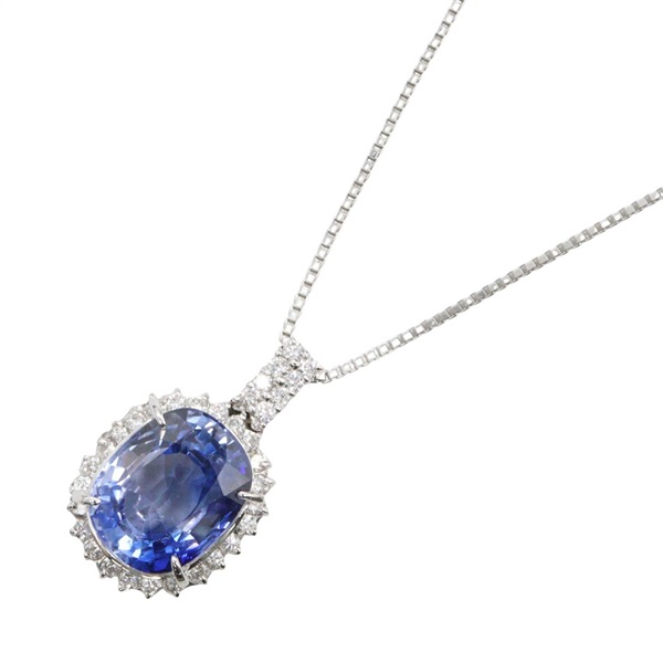 ジュエリー サファイア ダイヤモンド ネックレス ネックレス ジュエリー レディース ｻﾌｧｲｱ 13.3g