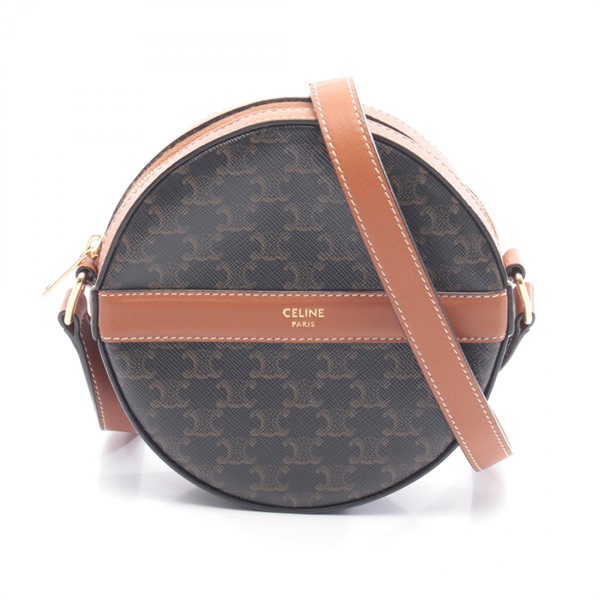 セリーヌ ラウンドパース トリオンフ ショルダーバッグ バッグ レディース 10G342
