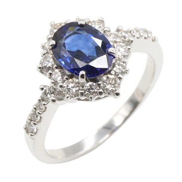 ジュエリー サファイア ダイヤモンド リング リング・指輪 ジュエリー レディース ｻﾌｧｲｱ 4.78g