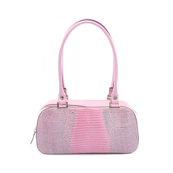 サルヴァトーレフェラガモ リザード型押し ハンドバッグ バッグ レディース