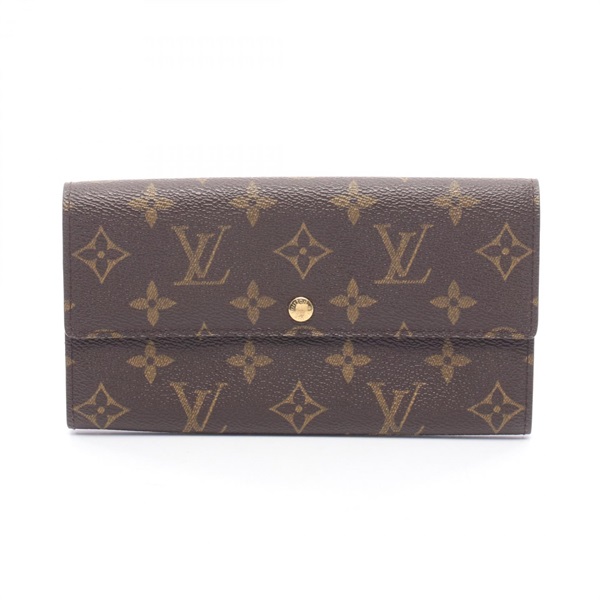 ルイ・ヴィトン ポシェット ポルトモネ クレディ  二つ折り長財布 財布 レディース M61725