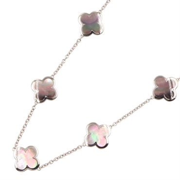 ヴァンクリーフ＆アーペル ピュアアルハンブラ グレーマザーオブパール ネックレス ネックレス ジュエリー レディース