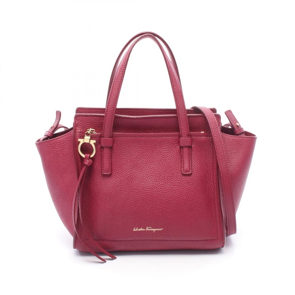 サルヴァトーレフェラガモ AMY エイミー ガンチーニ 2WAY ハンドバッグ バッグ レディース 21 F478