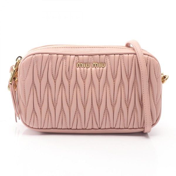 レディース ☆新品同様☆ miu miu ショルダーバッグ マテラッセ 保証書 