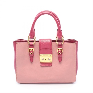 ミュウ ミュウ MADRAS マドラス トートバッグ バッグ レディース