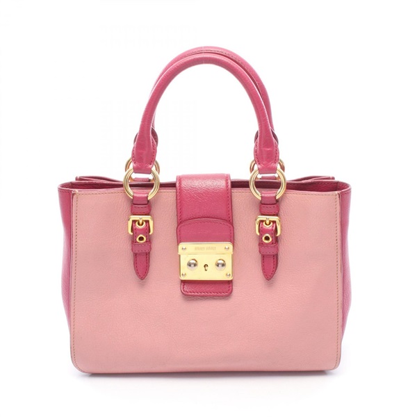 ミュウ ミュウ MADRAS マドラス トートバッグ バッグ レディース