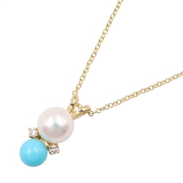 ティファニー パール ターコイズ 2PD ネックレス ネックレス ジュエリー レディース