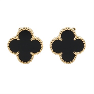 ヴァンクリーフ＆アーペル ヴィンテージアルハンブラ オニキス ピアス ピアス ジュエリー レディース