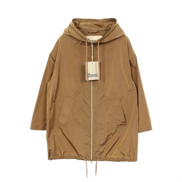 ヘルノ NEW TECHNO タフタ フーデッド スプリングコート フード付き ブルゾン 衣料品 アウター レディース GC000395D12483200040