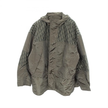 ディオール オブリーク フード付き ナイロンジャケット 衣料品 アウター メンズ