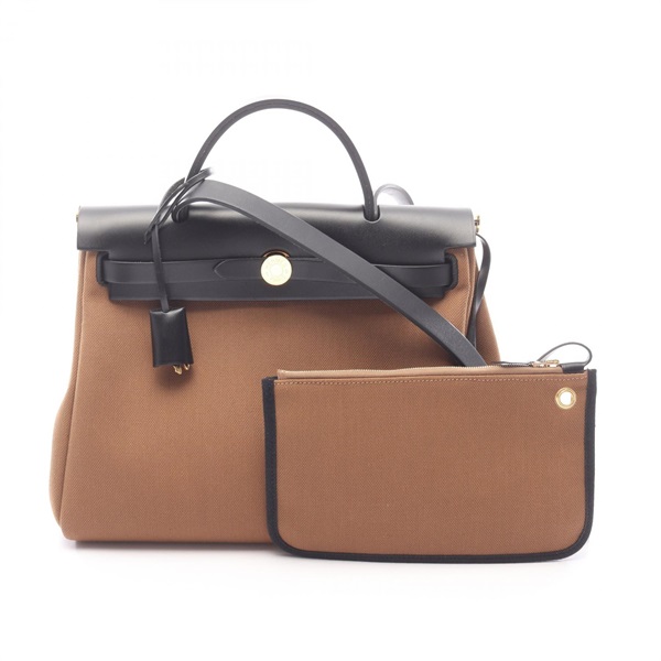 エルメス エールバッグジップPM ルトゥルネ クラフト ハンドバッグ バッグ レディース