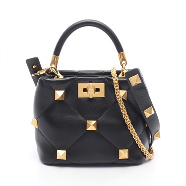 ヴァレンチノ ローマンスタッズ ハンドバッグ バッグ レディース