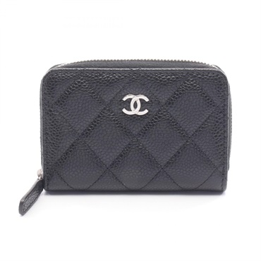 シャネル クラシック ジップ コインパース マトラッセ コインケース 財布 レディース AP0216