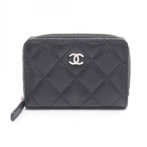 シャネル クラシック ジップ コインパース マトラッセ コインケース 財布 レディース AP0216