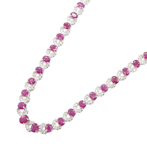 ジュエリー ルビー ダイヤモンド ネックレス ネックレス ジュエリー レディース ﾙﾋﾞｰ 36.9g