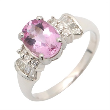 ジュエリー インペリアルトパーズ ダイヤ リング リング・指輪 ジュエリー レディース ｲﾝﾍﾟﾘｱﾙﾄﾊﾟｰｽﾞ 4.9g