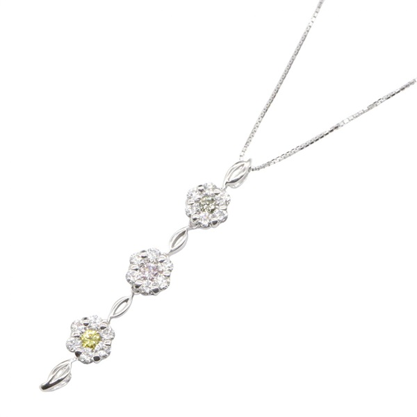 ジュエリー ダイヤモンド ネックレス ネックレス ジュエリー レディース ﾀﾞｲﾔ 4.6g