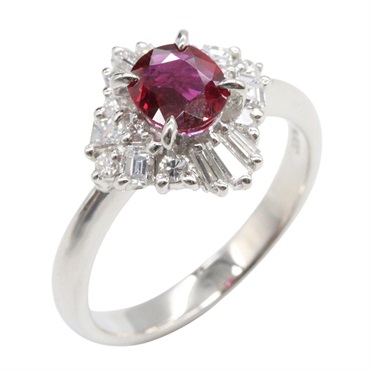 ジュエリー ルビー ダイヤモンド リング リング・指輪 ジュエリー レディース ﾙﾋﾞｰ 5.5g