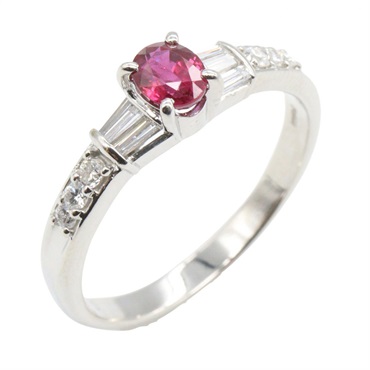 ジュエリー ルビー ダイヤモンド リング リング・指輪 ジュエリー レディース ﾙﾋﾞｰ 4.1g