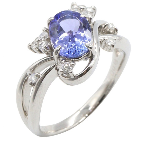 ジュエリー タンザナイト ダイヤモンド リング リング・指輪 ジュエリー レディース ﾀﾝｻﾞﾅｲﾄ 6.3g