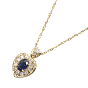 ジュエリー サファイア ダイヤモンド ネックレス ネックレス ジュエリー レディース ﾀﾞｲﾔ 2.4g