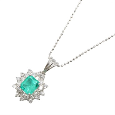 ジュエリー エメラルド ダイヤモンド ネックレス ネックレス ジュエリー レディース ｴﾒﾗﾙﾄﾞ 7.3g