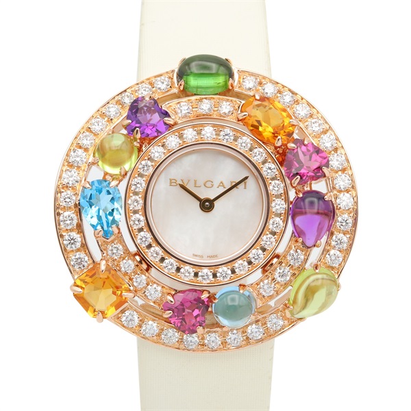 ブルガリ アストラーレ チェルキ ダイヤ&カラーストーン 腕時計 時計 レディース AEP36G