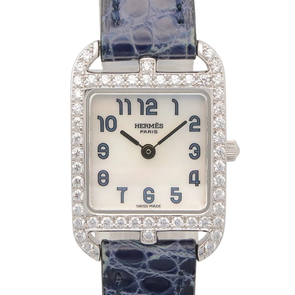 エルメス ケープコッド ミニ ダイヤベゼル 腕時計 時計 レディース CC1.192