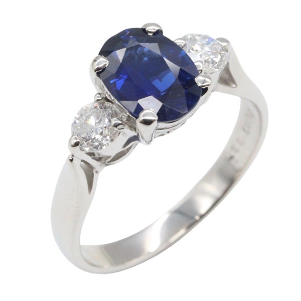 ジュエリー ブルーサファイア ダイヤモンド リング リング・指輪 ジュエリー レディース ｻﾌｧｲｱ 3.9g