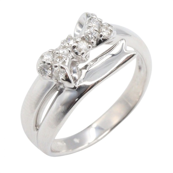 ジュエリー リボンリング リング・指輪 ジュエリー レディース ﾀﾞｲﾔ 4.1g