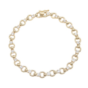 ジュエリー ダイヤブレスレット ブレスレット アクセサリー レディース ﾀﾞｲﾔ 13.2g