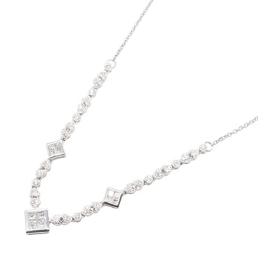 ジュエリー ダイヤネックレス ネックレス ジュエリー レディース ﾀﾞｲﾔ 7.4g