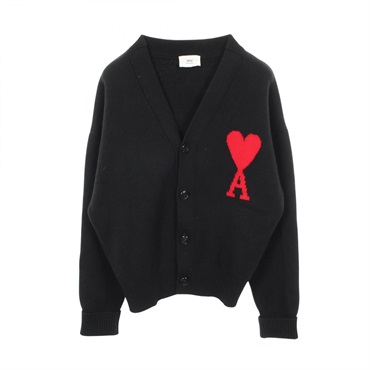 アミ ハートロゴ カーディガン 衣料品 トップス メンズ レディース