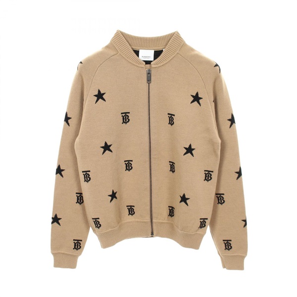 バーバリー TBロゴ スター柄 キッズ ニット ブルゾン 衣料品 アウター レディース 8050336